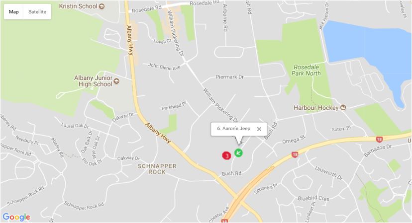 screenshot of Argus Tracking